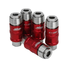 Load image into Gallery viewer, Milton 5 In ONE™ 1750 Universal Safety Exhaust Quick-Connect Industrial Coupler, 1/4&quot; FNPT -Box of 5
