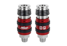 Load image into Gallery viewer, Milton 2 In ONE Universal Safety Exhaust Coupler – 3/8&quot; MNPT x 3/8&quot; Body Flow - Box of 50
