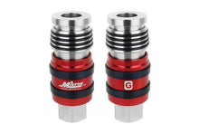 Load image into Gallery viewer, Milton 2 In ONE Universal Safety Exhaust Coupler – 1/2&quot; FNPT x 1/2&quot; Body Flow - Box of 50
