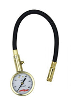 Load image into Gallery viewer, Accu-Gage by Milton Dial Tire Pressure Gauge with Straight Air Chuck and 11 in. Braided Hose - ANSI Certified for Motorcycle/Car/Truck Tires (0-60 PSI)
